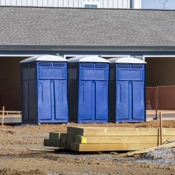 Heavy-duty construction site porta potty in Minot, North Dakota